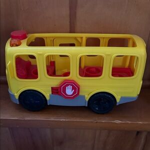 Fisher-Price Yellow and Red School Bus Toy